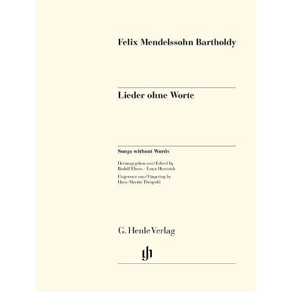 Henle Verlag Mendelssohn Lieder ohne Worte