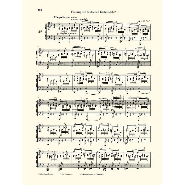 Henle Verlag Mendelssohn Lieder ohne Worte