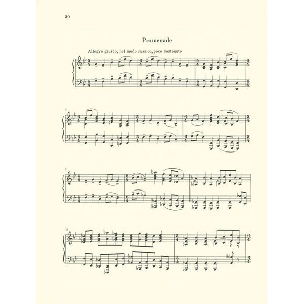 Henle Verlag Mussorgski Bilder Ausstellung