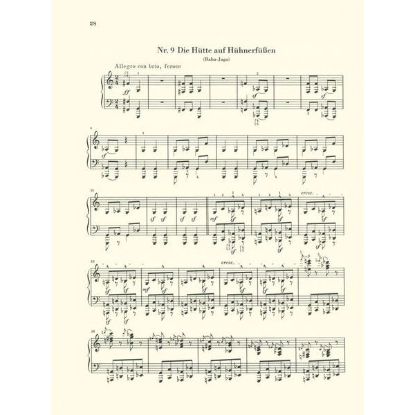 Henle Verlag Mussorgski Bilder Ausstellung