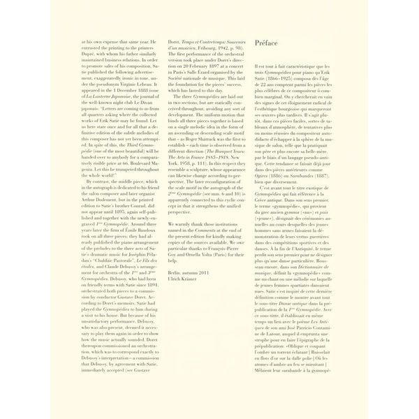 Henle Verlag Satie Gymnopedies