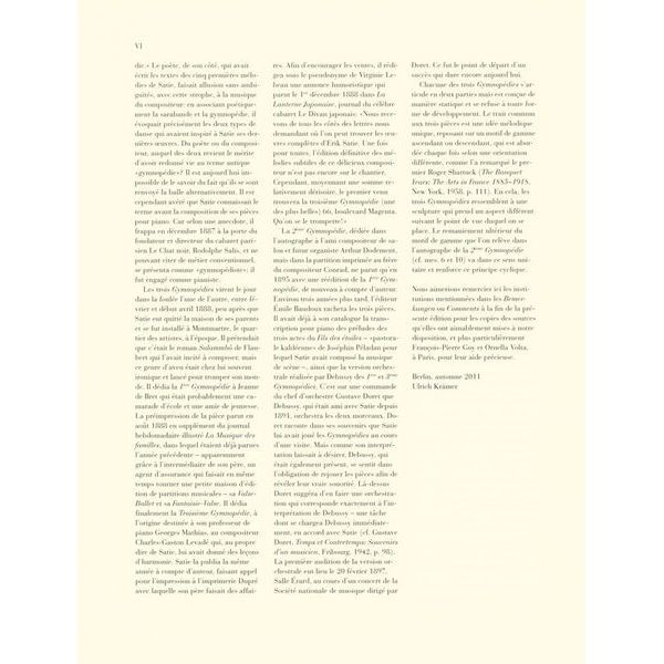 Henle Verlag Satie Gymnopedies