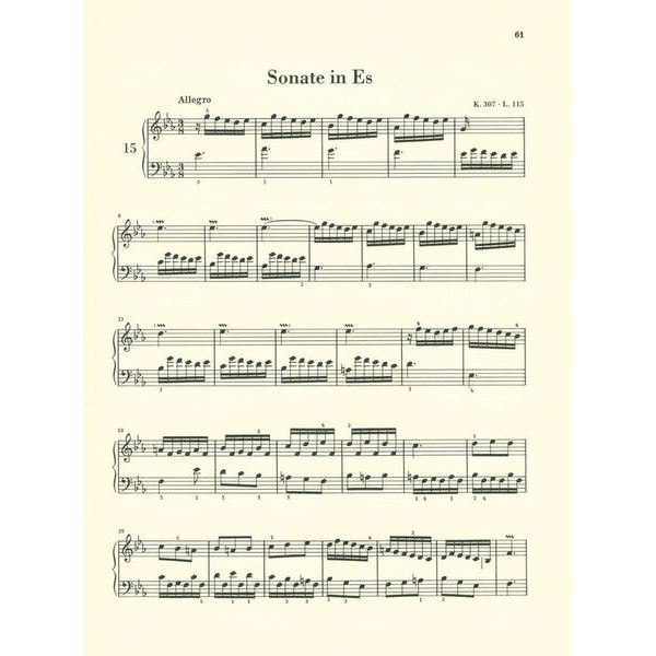 Henle Verlag Scarlatti Klaviersonaten I