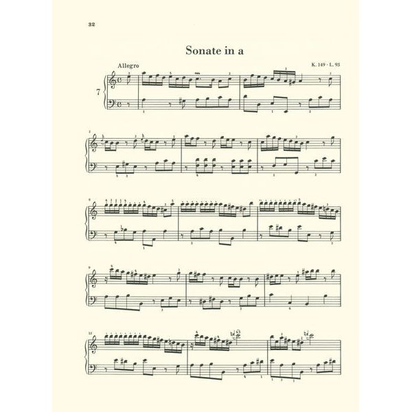 Henle Verlag Scarlatti Klaviersonaten I