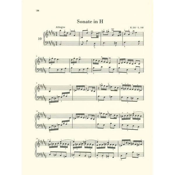 Henle Verlag Scarlatti Klaviersonaten I