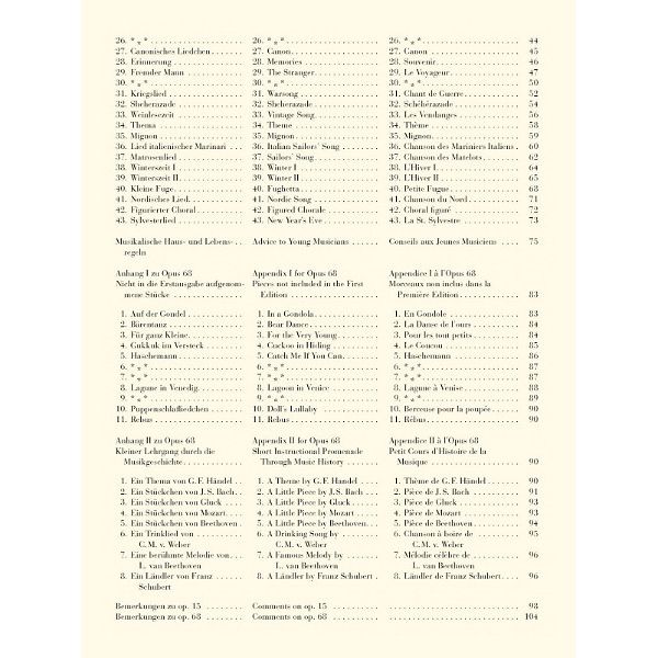 Henle Verlag Schumann Kinderszenen/Album