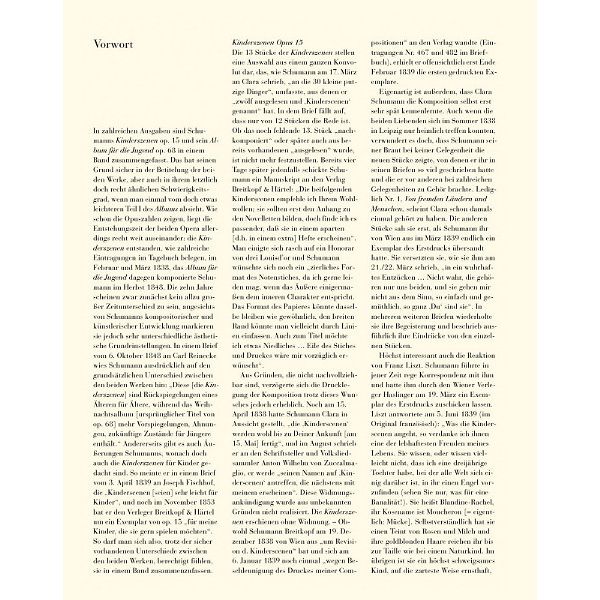 Henle Verlag Schumann Kinderszenen/Album