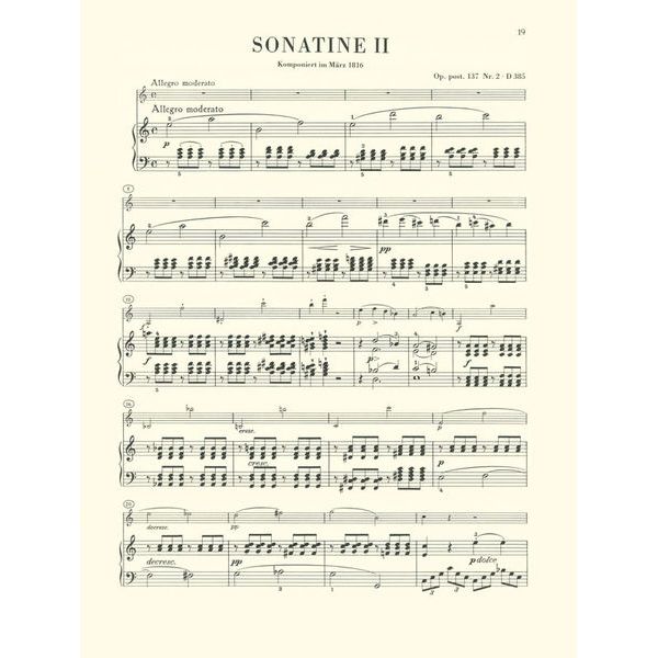 Henle Verlag Schubert Violinsonaten