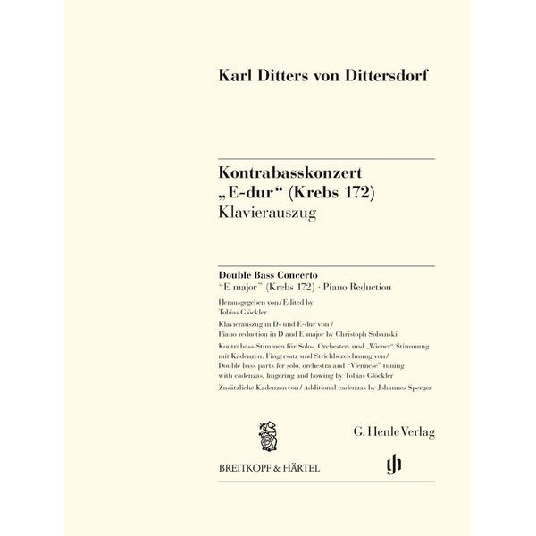 Henle Verlag Dittersdorf Kontrabasskonzert