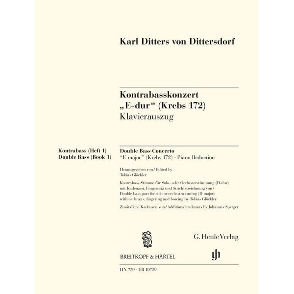 Henle Verlag Dittersdorf Kontrabasskonzert