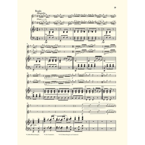 Henle Verlag Weber Clarinet Concerto No.1