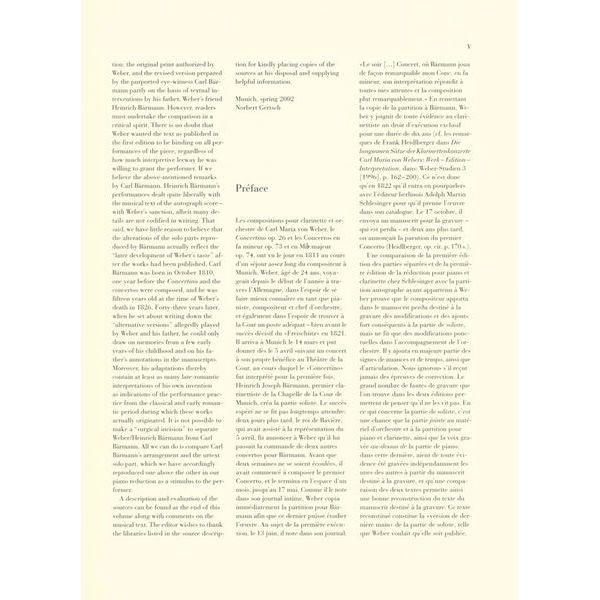 Henle Verlag Weber Clarinet Concerto No.1