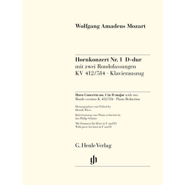 Henle Verlag Mozart Hornkonzert Nr. 1 D-Dur