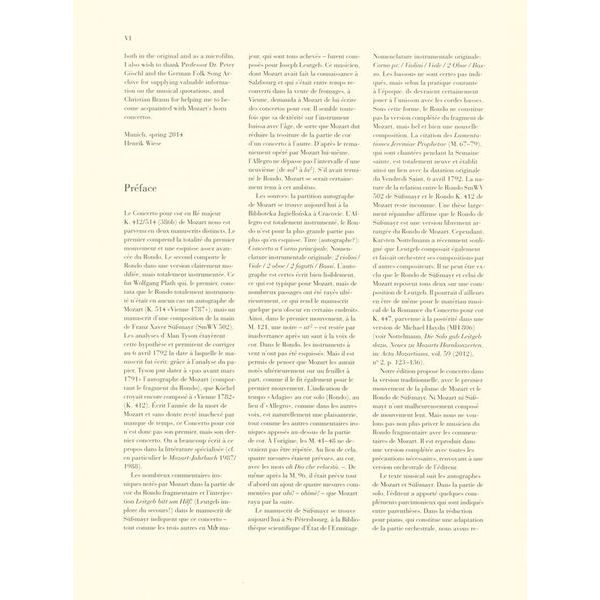 Henle Verlag Mozart Hornkonzert Nr. 1 D-Dur
