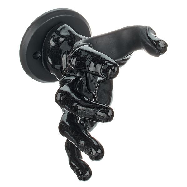 GuitarGrip Male Hand Black Metallic Right