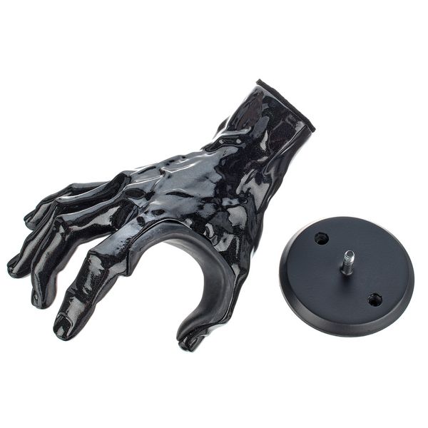 GuitarGrip Male Hand Black Metallic Right