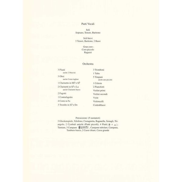 Schott Orff Carmina Burana Chor