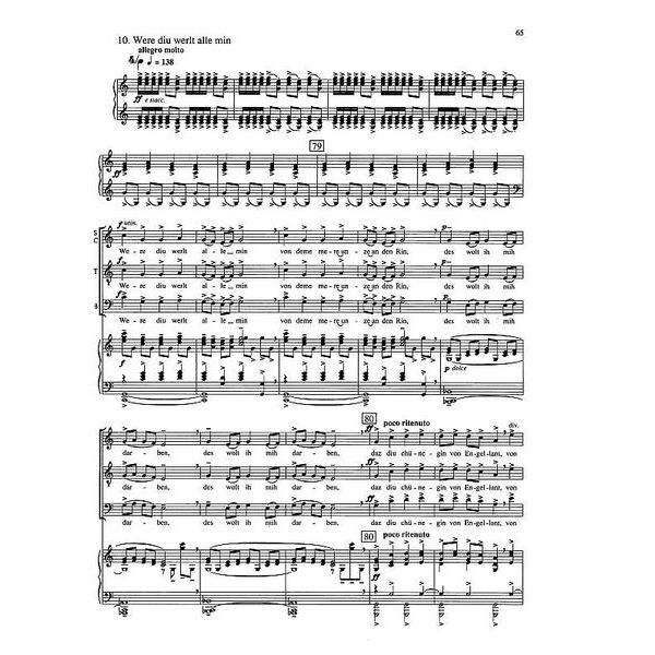 Schott Orff Carmina Burana Chor