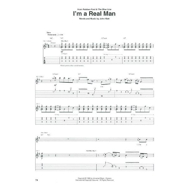 Hal Leonard Robben Ford Guitar Anthology