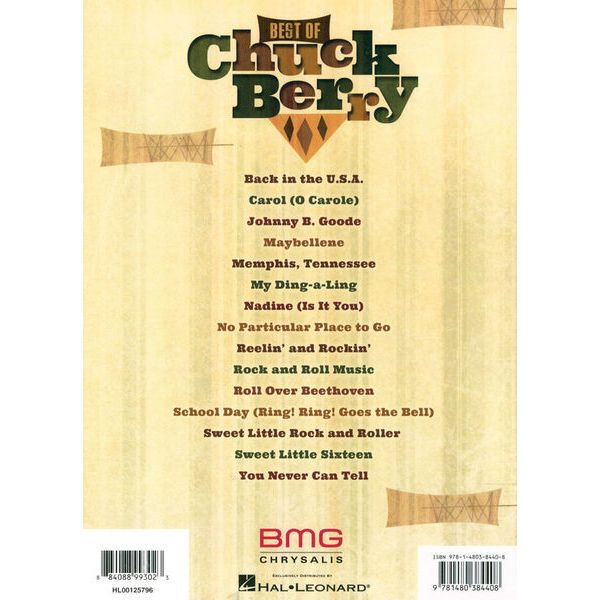 Hal Leonard Best Of Chuck Berry