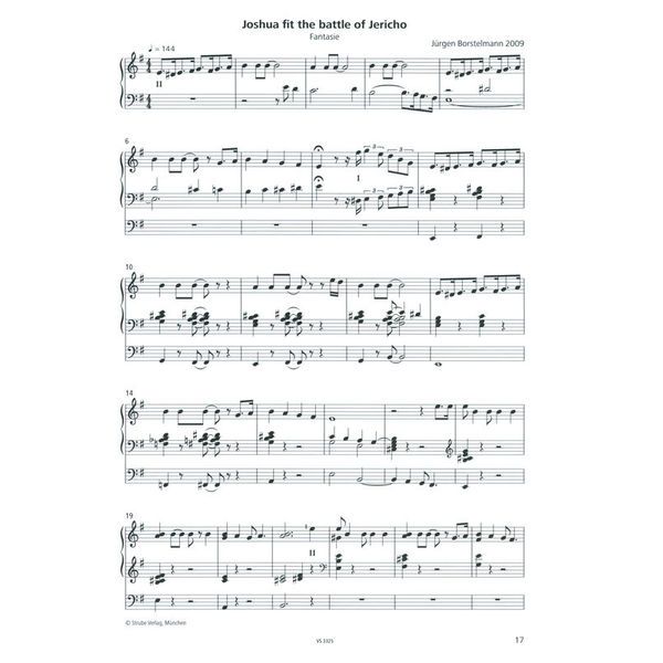 Strube Verlag Gospel Organ Book