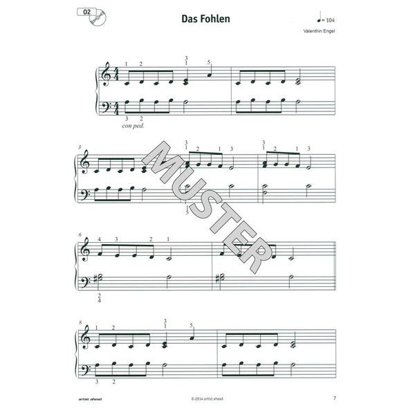 Artist Ahead Musikverlag Mein erstes Klavierbüchlein