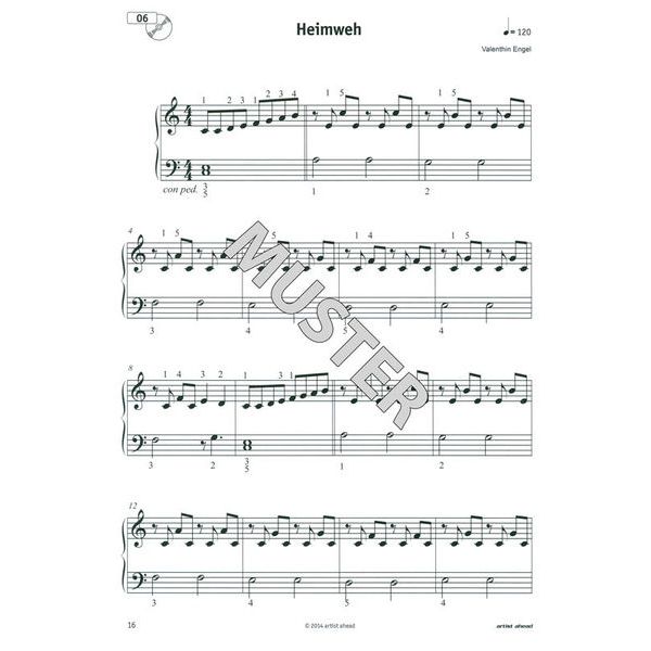 Artist Ahead Musikverlag Mein erstes Klavierbüchlein