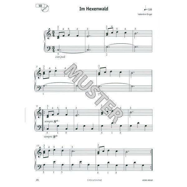 Artist Ahead Musikverlag Mein erstes Klavierbüchlein