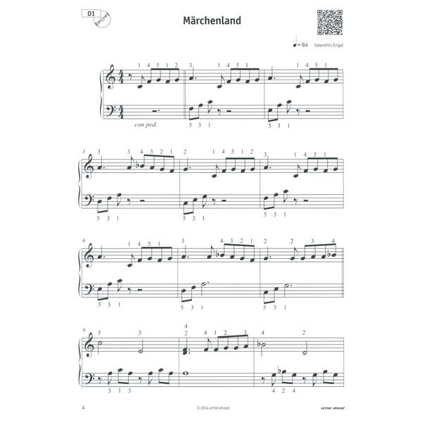 Artist Ahead Musikverlag Mein erstes Klavierbüchlein