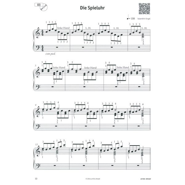 Artist Ahead Musikverlag Mein erstes Klavierbüchlein