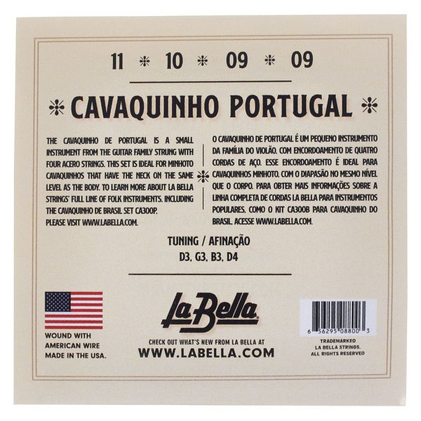 La Bella CA300-P Cavaquinho Portugal