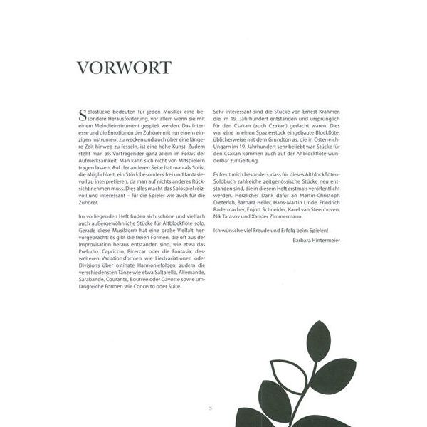 Schott Altblockflöten-Solobuch