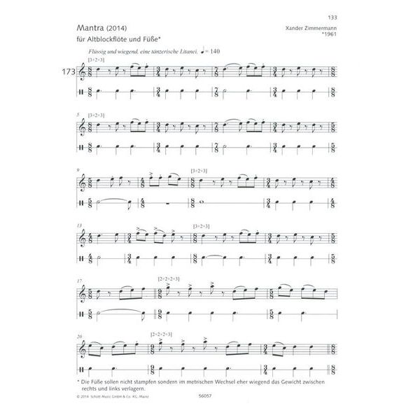 Schott Altblockflöten-Solobuch