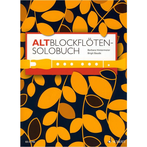Schott Altblockflöten-Solobuch
