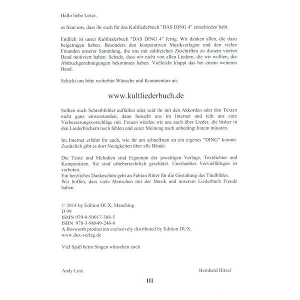 Edition Dux Das Ding 4