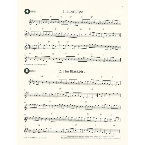 Schott Irish Folk Tunes Recorder