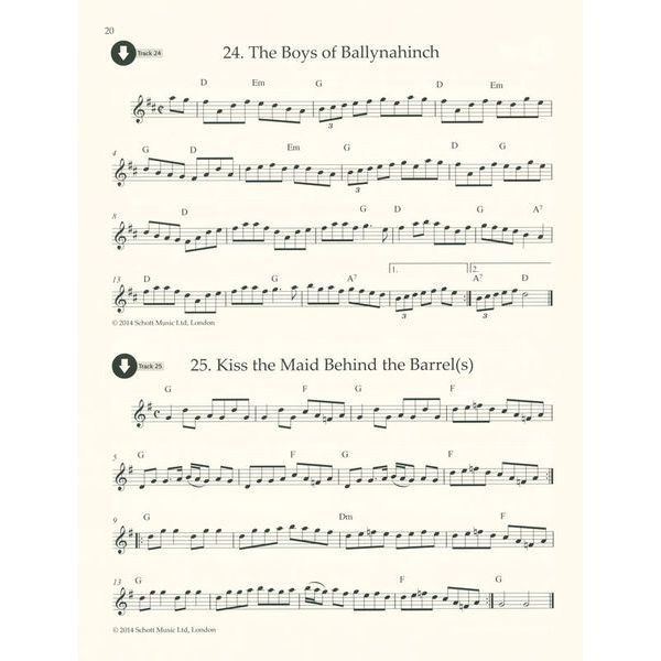 Schott Irish Folk Tunes Recorder