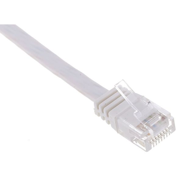 Lindy Cat6 Flach-Cable 3m White