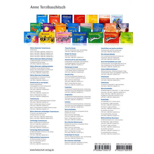 Holzschuh Verlag Vierhändige Weihnachtslieder