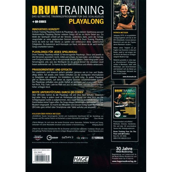 Hage Musikverlag Drum Training Playalong