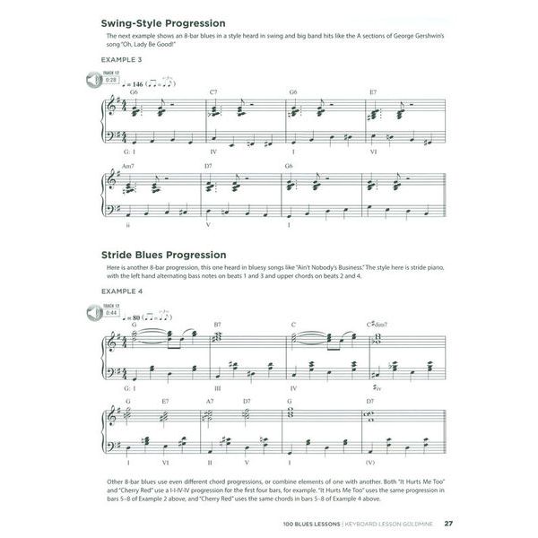 Hal Leonard Keyboard Lesson: 100 Blues