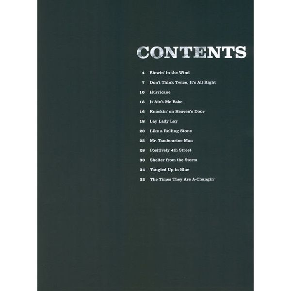 Hal Leonard Bob Dylan Easy Guitar Tab