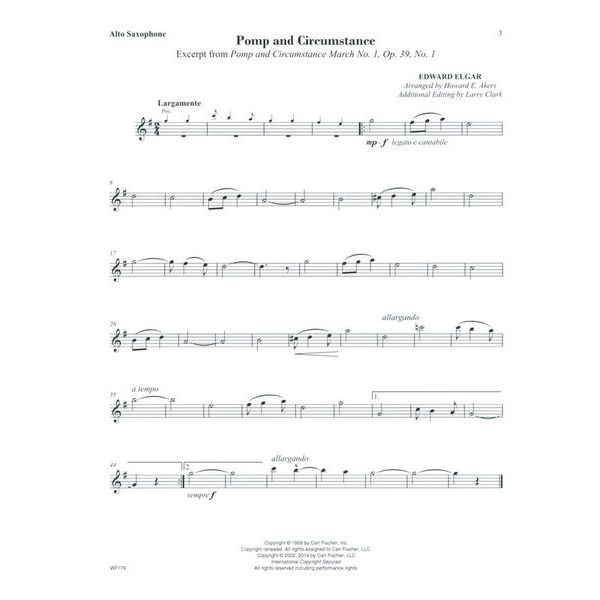 Carl Fischer Festival Classics Alto Sax