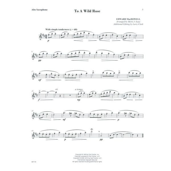 Carl Fischer Festival Classics Alto Sax