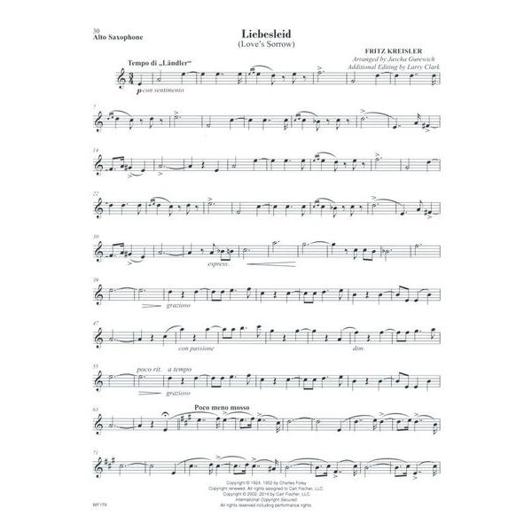 Carl Fischer Festival Classics Alto Sax