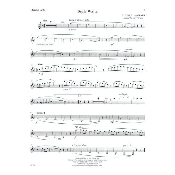 Carl Fischer Festival Classics Clarinet