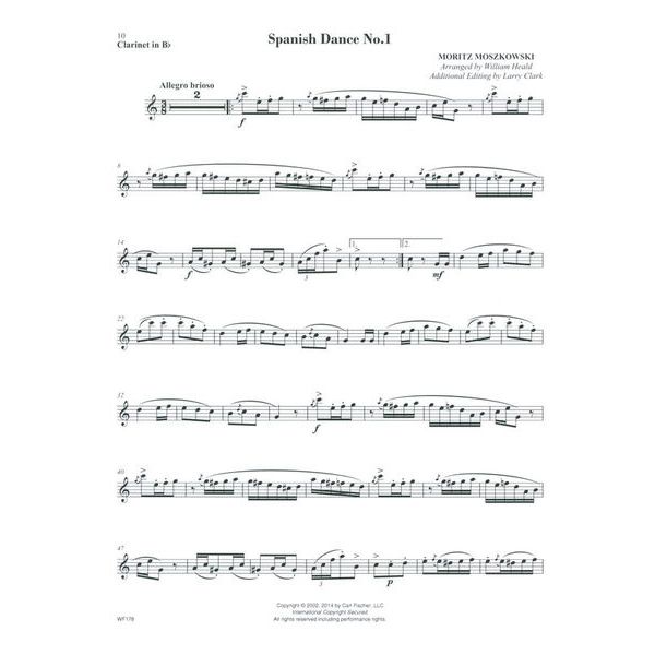 Carl Fischer Festival Classics Clarinet