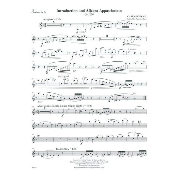 Carl Fischer Festival Classics Clarinet