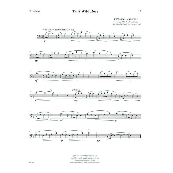Carl Fischer Festival Classics Trombone