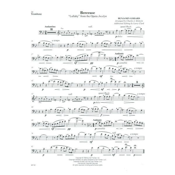 Carl Fischer Festival Classics Trombone